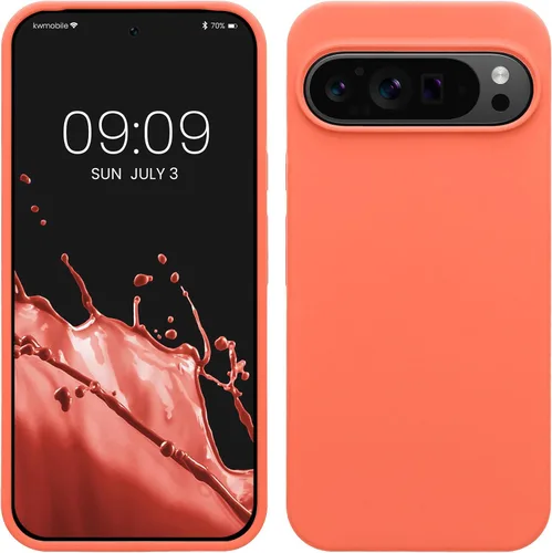 Miniatura 59 de kwmobile Funda Compatible con Google Pixel 6 Pro - Funda de Teléfono de Silicona TPU con Acabado Suave - Azul Caribe