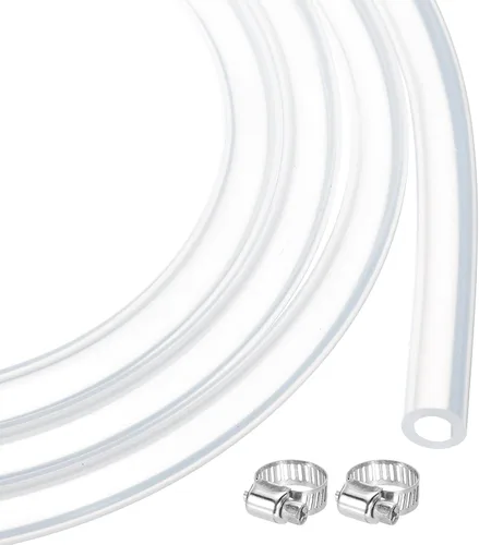Miniatura 35 de MECCANIXITY 1 m de tubo de silicona transparente de goma de 1/4" ID 5/16" OD tubo de plástico manguera de aire flexible para elaboración de cerveza