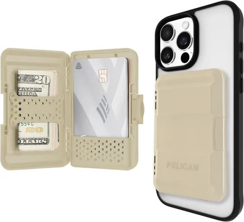Miniatura 11 de Pelican Protector AirTag MagSafe Billetera/tarjetero [bloqueo RFID] con capacidad para hasta 5 tarjetas y dinero en efectivo, cartera inteligente