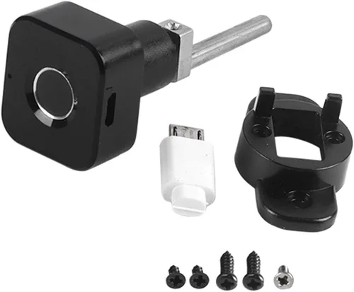 Miniatura 6 de Carga inteligente segura del USB de la cerradura del cajón de la huella dactilar del gabinete de la huella dactilar