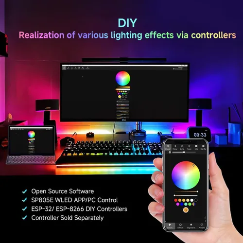 Miniatura 8 de BTF-LIGHTING Tira de luz LED IP68 impermeable para exterior RGBW 5050SMD RGB+Blanco cálido (3000K-3500K) 4 colores en 1 CC12V 16.4 pies 5m 60LED/m