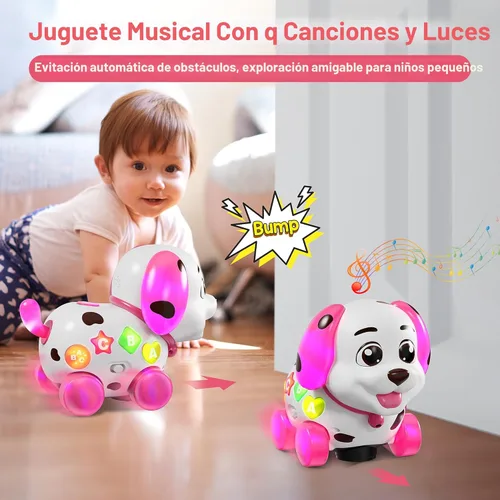Miniatura 4 de Juguetes para niñas de 1 año, regalos, regalo de primer cumpleaños para niña, juguete para bebé de 6-12-18 meses, juguete educativo musical para Rosa