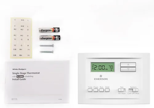 Miniatura 3 de Emerson Termostato programable de una sola etapa 5-2 días P150