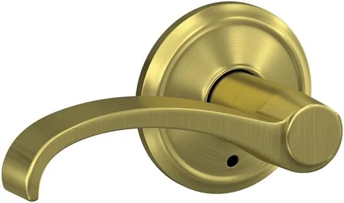 Miniatura 13 de Schlage Custom FC21 WIT 716 ALD Whitney - Manija con cerradura para pasillos y armarios y baño Alden, bronce envejecido