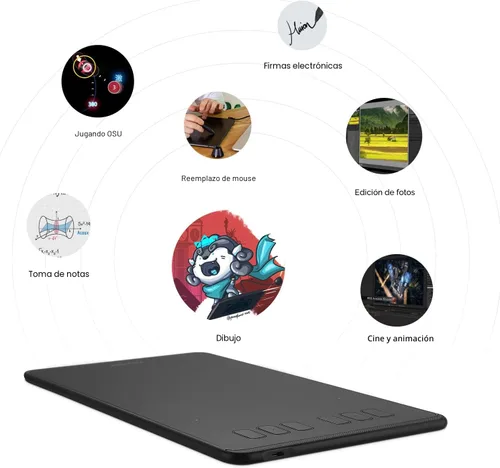 Miniatura 6 de HUION Inspiroy H640P - Tableta de dibujo, arte digital de 6 x 4 pulgadas con lápiz capacitivo sin batería, presión de bolígrafo 8192, 6 teclas