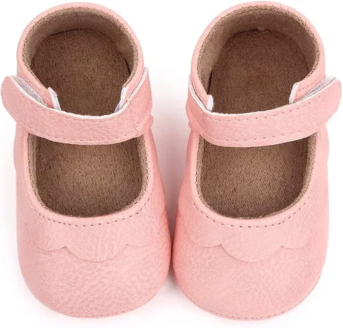 Miniatura 2 de Enteer Zapatos de cuero retro con botones Mary Jane para niña