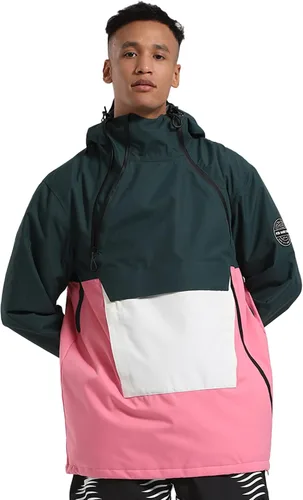 GSOU SNOW Chaqueta de snowboard para hombre y mujer, chaqueta de esquí para hombre, snowboard, esquí, esquí, hombre, impermeable, cálida, para