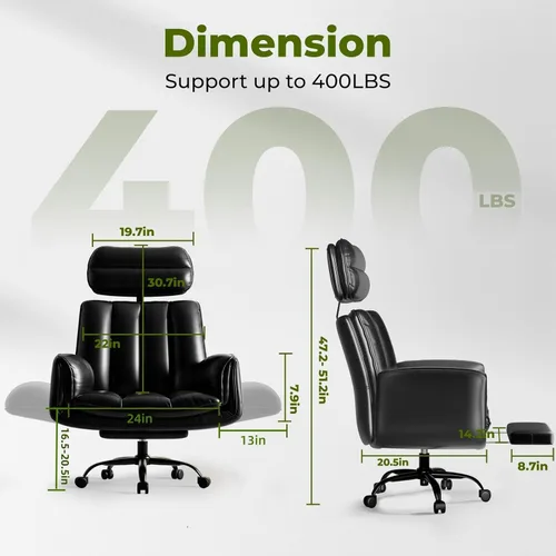 Miniatura 2 de HOMRELEXA Silla de oficina Criss Cross con reposabrazos y ruedas, cómoda silla grande y alta, sillas ejecutivas ergonómicas para computadora de Rosa