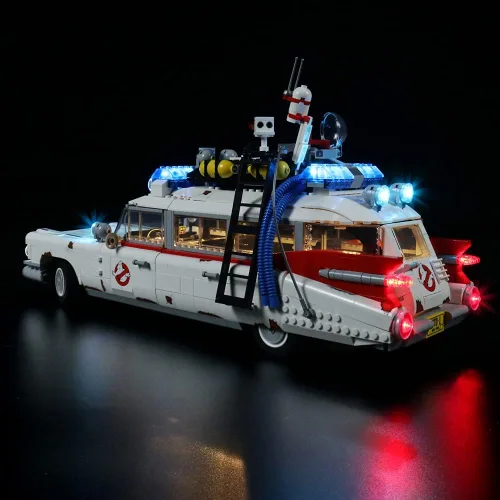 Miniatura 4 de Kit de luz LED RC con sonido para Lego 10274 Kit de construcción, kit de iluminación de construcción de decoración para (Ghostbusters Ecto-1).