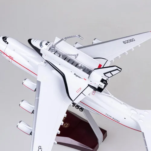 Miniatura 4 de Modelo de avión grande, modelo 1/200 Ucrania Antonov 225, modelo de avión de resina, modelo de avión de transporte, para colección de entusiastas