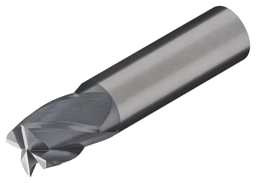 Micro 100 SEM-125-04 Molino de extremo cuadrado, 1/8" diámetro del cortador, 1/4" LOC, 4 Fl, 1/8" diámetro del vástago, 1-1/2" OAL, sin recubrimiento