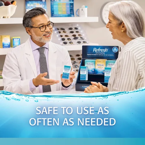 Miniatura 3 de Refresh Contacts, Eye Drops For Dry Eyes, Contact Lens Comfort, 0.4 Fl Oz Sterile
