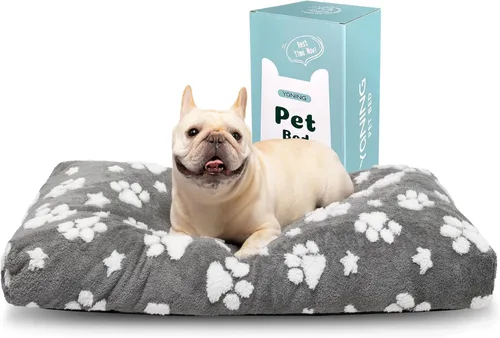 Miniatura 18 de Camas para perros grandes, bonita cama gruesa para perrera, cama mullida para mascotas con funda extraíble lavable y parte inferior antideslizante