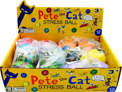 Miniatura 2 de Raymond Geddes Pete the Cat - Juego de juguetes antiestrés (12 unidades)
