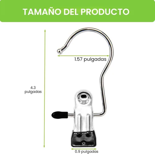 Miniatura 2 de Clips para colgar botas, paquete de 16 ganchos de lavandería, clips para colgar ropa, alfileres de armario, abrazaderas organizadoras, calcetines