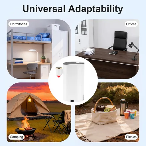Miniatura 6 de Dispensador de agua caliente instantáneo, mini dispensador de agua caliente portátil de escritorio para viajes, máquina de agua mineral embotellada