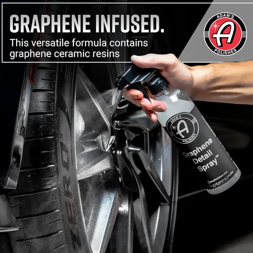 Miniatura 4 de Adam's Polishes Espray de grafeno para detallado de automóvil (5 galones) - Extiende la protección de ceras, selladores y recubrimientos Espray
