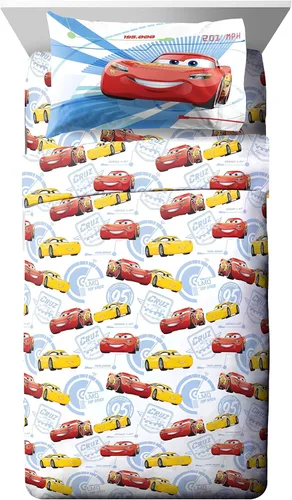Miniatura 31 de Jay Franco - Juego de sábanas para niños con funda ajustada, sábanas planas y funda de almohada - Ropa de cama ultrasuave con funda de almohada