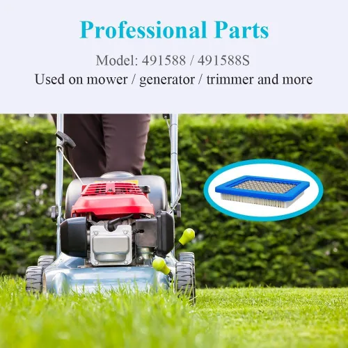 Miniatura 4 de HOODELL Paquete de 10 filtros de aire 491588S + filtro de combustible 394358 compatible con 491588 4915885, Toro 20332, Craftsman 33644, rendimiento