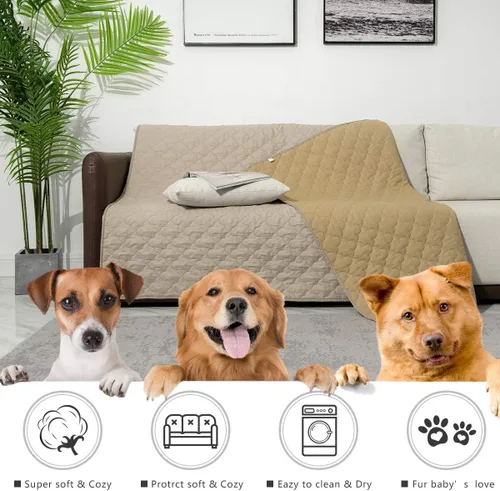 Miniatura 2 de SPXTEX - Fundas protectoras de cama, para perros y mascotas, almohadillas lavables, para el sofá, muy suaves, 1 pieza, para el entrenamiento