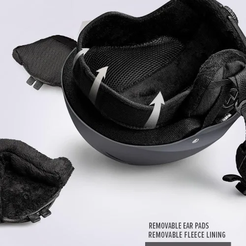 Miniatura 4 de OutdoorMaster Kelvin - Casco de esquí y snowboard para hombres, mujeres y jóvenes Gris