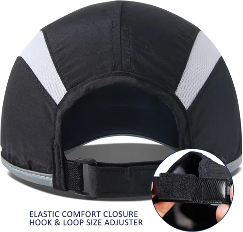 Miniatura 3 de GADIEMKENSD Sombrero reflectante plegable para exteriores, diseño sin estructura, protección solar UPF 50+, sombreros deportivos para mujeres