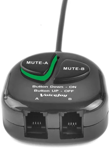 Miniatura 3 de VoiceJoy Adaptador de entrenamiento de teléfono Y Splitter+2 botones de silencio para auriculares para Nortel Meridican, Norstar, Avaya, Ashtra