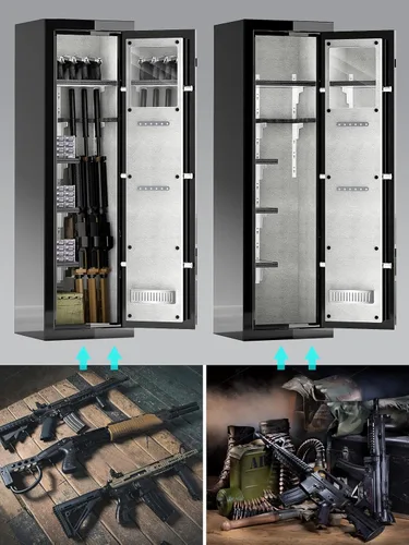 Miniatura 3 de Caja fuerte ignífuga con bloqueo digital – Caja fuerte grande de 8.12 pies cúbicos para pistola para el hogar, la oficina y los negocios Diseño