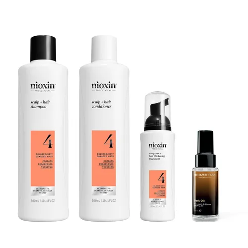 Nioxin System - Kits de limpieza, acondicionador e hidratación para cuero cabelludo sensible o seco, reduce la rotura del cabello, para todos los