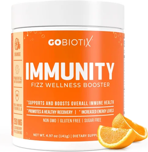 GOBIOTIX Vitamina C - Suplemento de apoyo de defensa inmunológica - Potenciador de bienestar en polvo de inmunidad - Superalimento vegano - Baya de