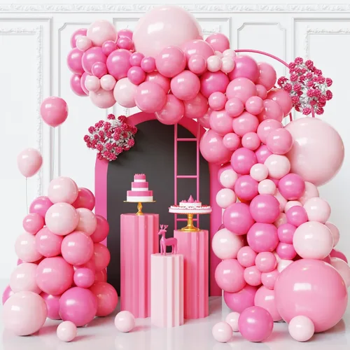 Miniatura 23 de Kit de arco de globos negros y plateados, 130 guirnaldas de globos negros metálicos, globos de látex plateados metálicos de diferentes tamaños