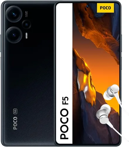 XIAOMI Poco F5 5G + 4G LTE 256 GB + 8 GB versión global desbloqueada 6.67 pulgadas, 120Hz 64Mp triple cámara (Tmobile Mint Tello Metro USA Market) +