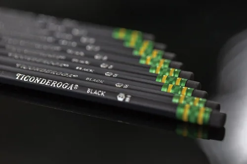 Miniatura 8 de Ticonderoga Lápices de madera, preafilados, 2 HB suaves, negro, 10