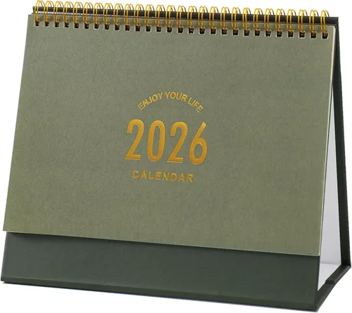 Miniatura 10 de Calendario de escritorio grande 2026, calendario mensual de escritorio para usar ahora hasta diciembre de 2026, calendario de año académico de pie