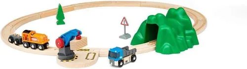 Miniatura 4 de Set de inicio BRIO Lift&Load de juguete de tren de madera duradero Seguro para niños Fomenta la creatividad Compatible con todos