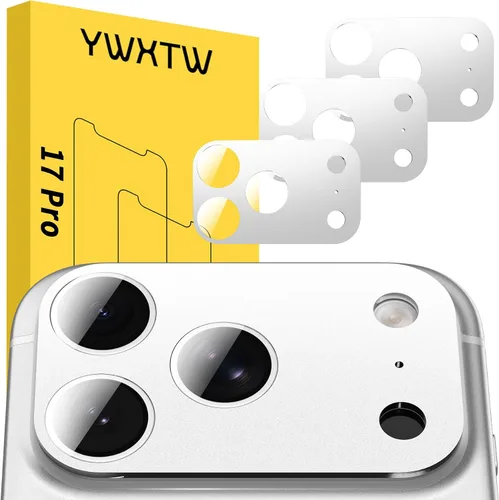Miniatura 26 de YWXTW Protector de lente de cámara para iPhone 17 Pro, cobertura completa, protector de pantalla de lente de vidrio templado para iPhone 17 Pro