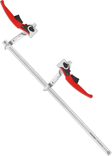 Miniatura 10 de MAXPOWER Abrazadera F multifuncional,Abrazadera de barra de soldadura de doble fuerza de 15 3/4" - Fuerza de sujeción máxima 1200 libras, abrazadera
