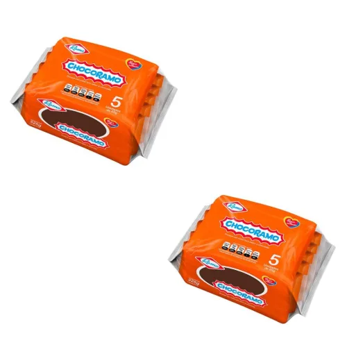 Miniatura 3 de Chocoramo (Pck de 2-5 unidades por paquete) Snack Cake Cover con Chocolate comida colombiana Colombia snack mekato colombiano Chocorramo Comida