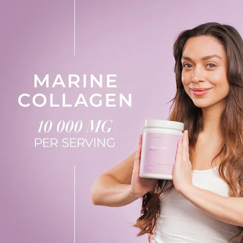 Miniatura 3 de Swedish Collagen Polvo de colágeno marino hidrolizado 10,000 mg por porción - 2 x 10.58 oz (21.16 oz en total) Péptidos puros sin sabor