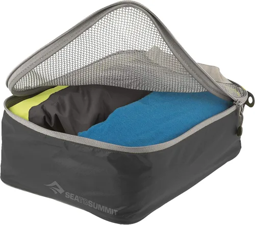 Miniatura 12 de Sea to Summit Organizador de embalaje de bolsa de malla de ropa ligera que viaja, Atoll Azul, Small / 3