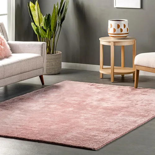 Miniatura 16 de nuLOOM Alfombra de Área de Felpa Acogedora de 5' x 8', Lavable a Máquina, Antideslizante, Alfombra Shag Suave y Esponjosa para Sala de Estar, Crema