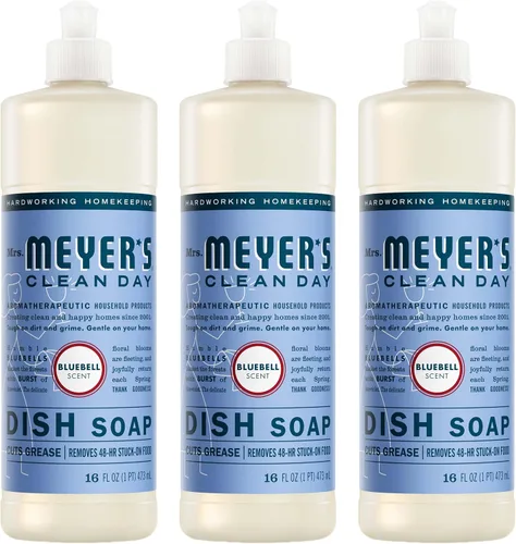 Miniatura 54 de Mrs. Meyer's - Detergente líquido para platos, aroma a pinos de Iowa, fórmula biodegradable, edición limitada, paquete de 3 unidades, 16 fl oz