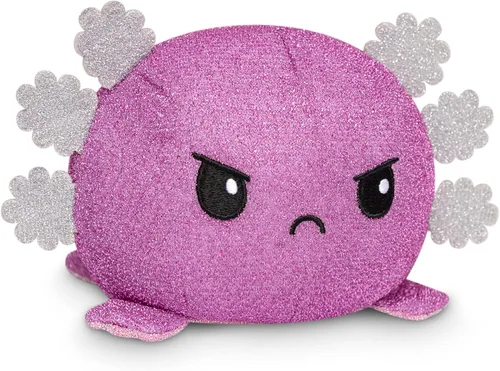 Miniatura 6 de TeeTurtle - El Axolotl de peluche original reversible - Azul + Negro - Lindos animales de peluche sensoriales para mostrar tu estado de ánimo Azul +