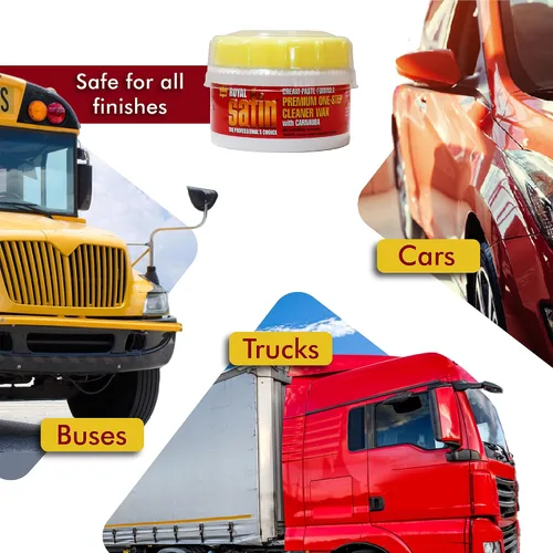 Miniatura 5 de Garry's Royal Satin Cera limpiadora One Step – Limpia profundamente, brilla y protege el acabado de tu vehículo – Auto, camión, autobús