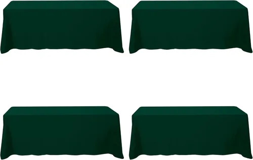 Miniatura 173 de BRILLMAX 6 Pack de Manteles Azul Marino para Mesas Rectangulares de 8 Pies 90 x 156 Pulgadas - 8 pies Mantel Rectangular a Granel de Lino