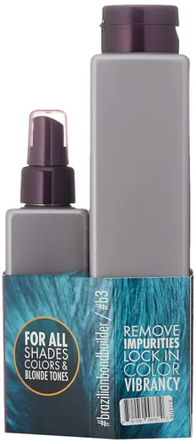 Miniatura 8 de B3 Brazilian Bondbuilder Champú y acondicionador Color Care con bloqueo de color, 28.75 onzas líquidas (3 unidades)