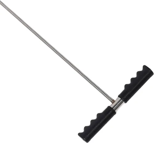 Miniatura 2 de Stainless Steel Adjustable Soil Probe for Locating Septic Tank Pipes Underground Rod 32-48 Inch