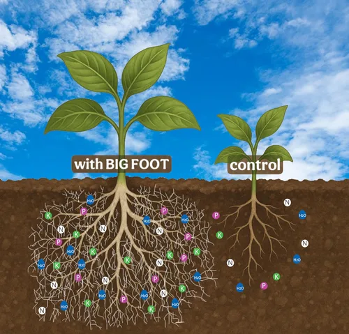 Miniatura 7 de Big Foot Gold Hongos micorrízicos 28 g, bacterias beneficiosas para el crecimiento de las plantas, estimulador de raíces, fórmula súper concentrada