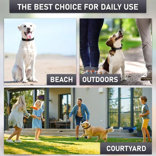 Miniatura 7 de Collar de perro ajustable con código QR identificación adjunta, fabricado en Estados Unidos, collar de perro resistente al agua con hebilla de Negro