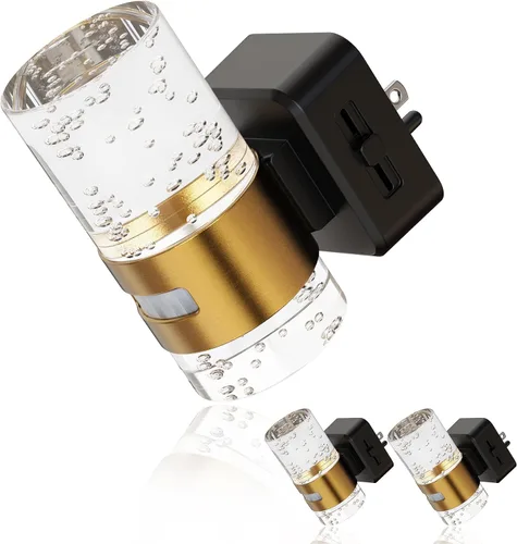 Miniatura 29 de JandCase Luz nocturna, luces nocturnas automáticas enchufables a la pared, luz nocturna LED regulable con brillo ajustable, luces nocturnas